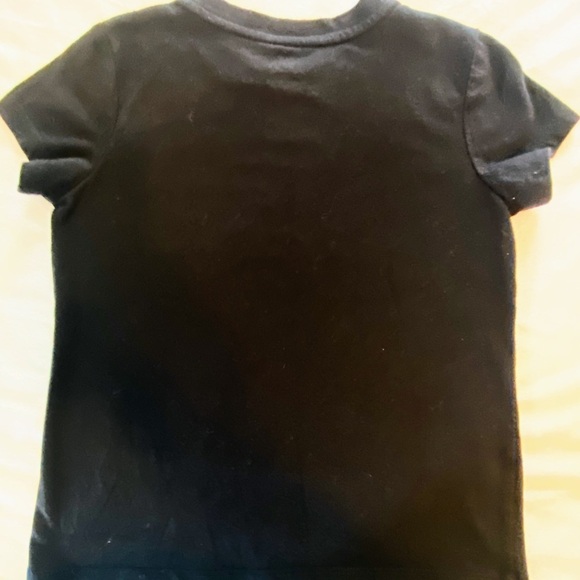 Black Short Sleeve Tee with Space Graphic - Picture 2 of 4